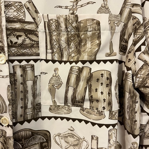 Alfred Dunner unique print blouse - Picture 2 of 6